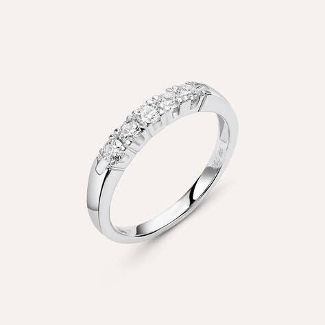Anello Riviere Firmamenti Oro Bianco Diamante - Gioielli Donna | Stroili