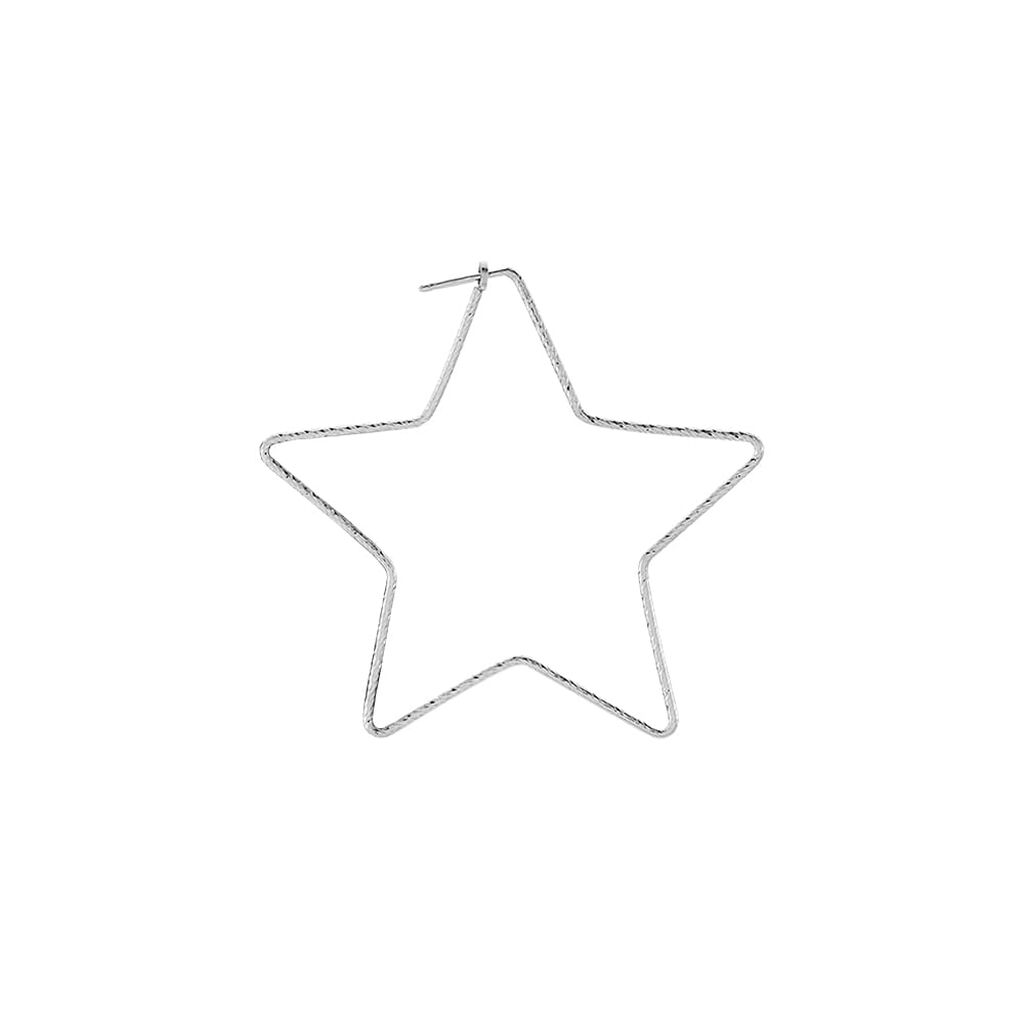 Mono Orecchino A Cerchio Silver Collection Argento Rodiato - Mono Orecchino Donna | Stroili