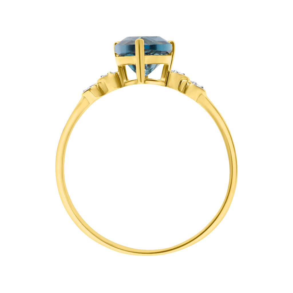 Anello Solitario Amélie Oro Giallo Topazio Cubic Zirconia - Anelli con Pietre Donna | Stroili