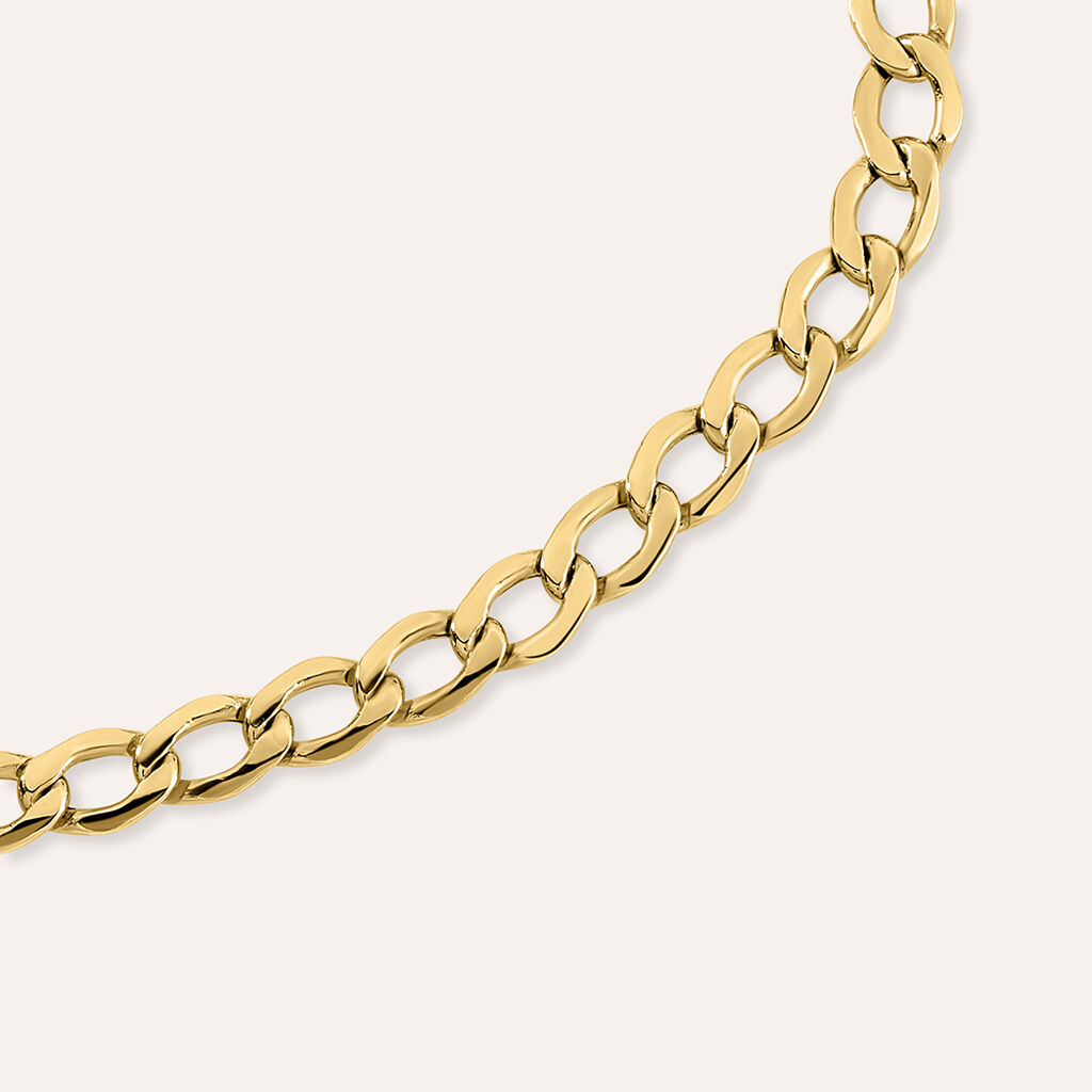 Bracciale Catena Oro Uomo Oro Giallo