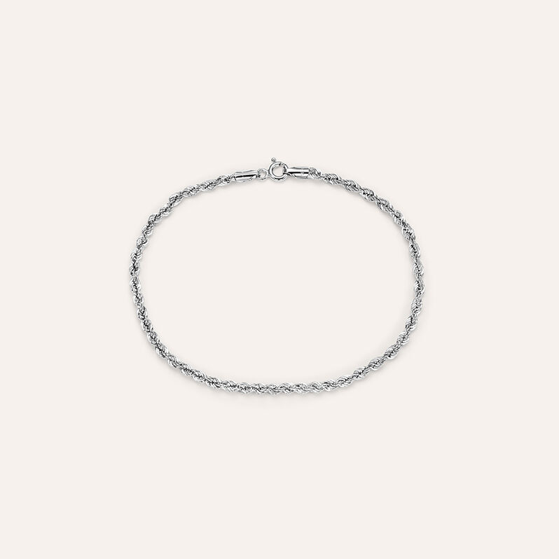 Bracciale Catena Colette Oro Bianco - Bracciali Donna | Stroili