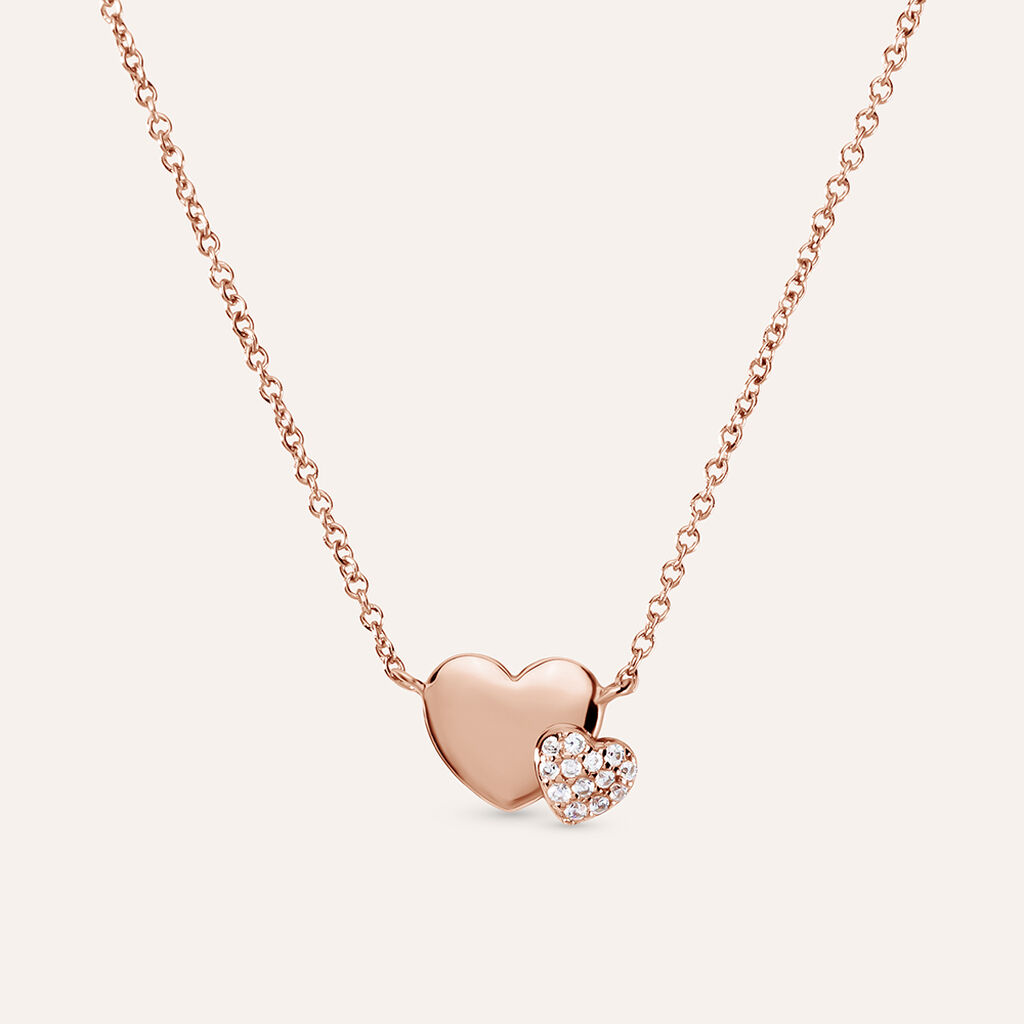 Collana Silver Moments Argento Rosa Cubic Zirconia