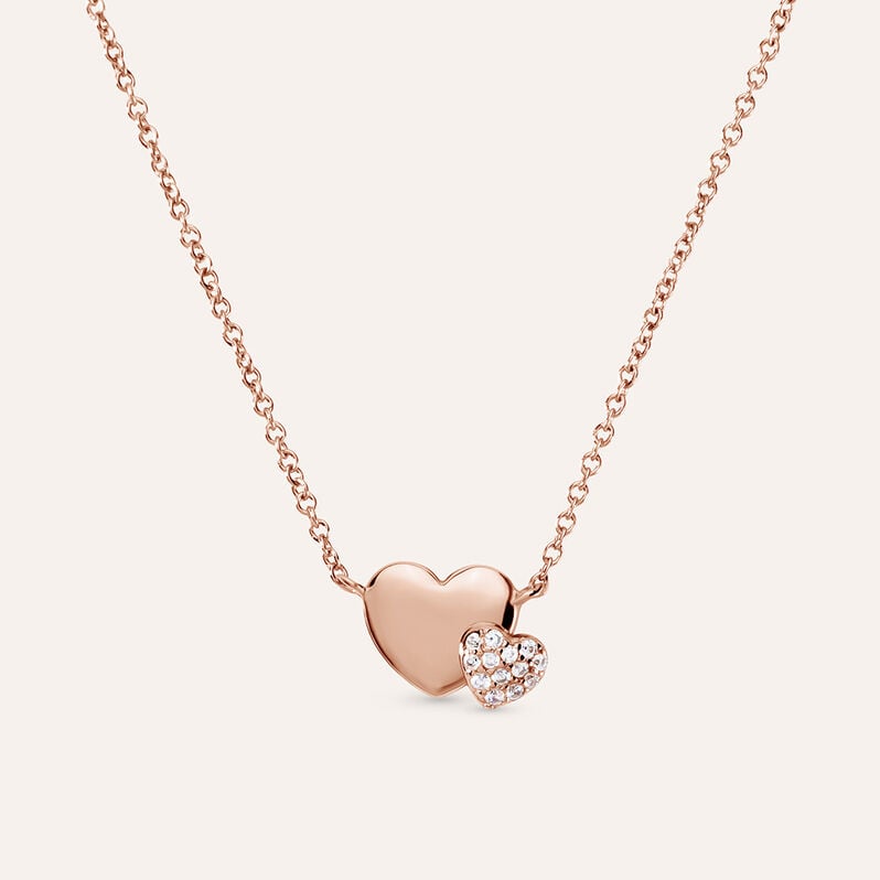 Collana Silver Moments Argento Rosa Cubic Zirconia - Collane Donna | Stroili