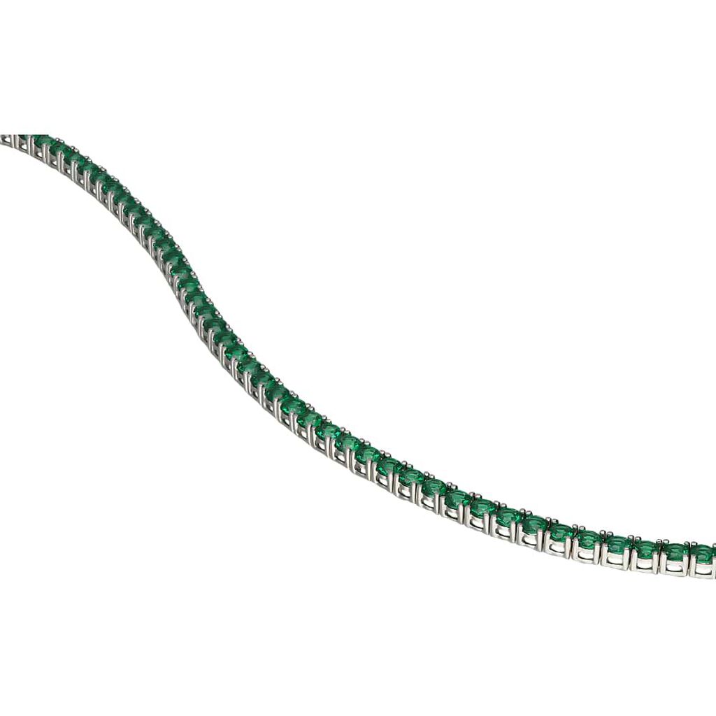 Bracciale Tennis Silver Rainbow Argento Rodiato Cubic Zirconia - Bracciali Tennis Donna | Stroili