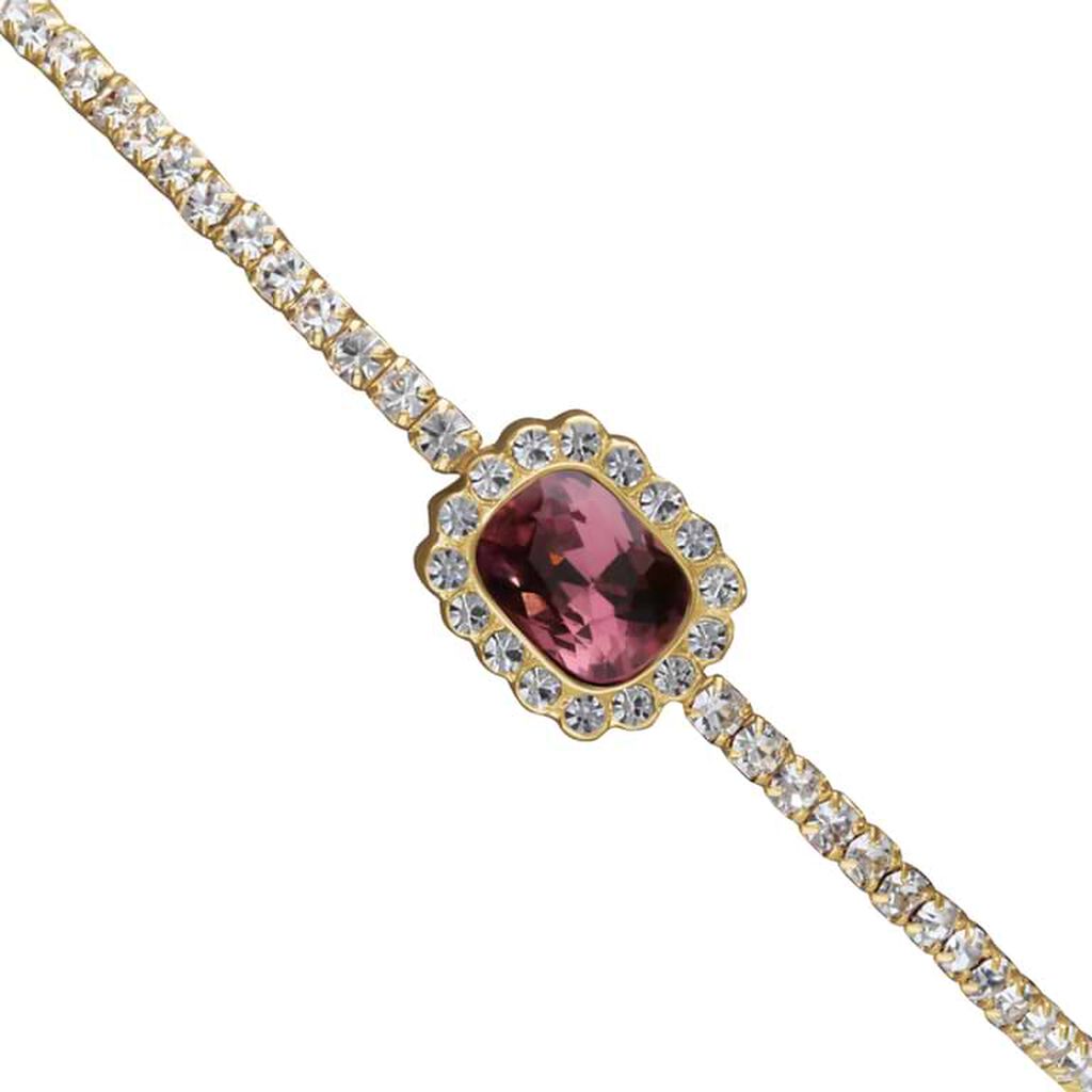 Bangle Romantic Shine Metallo Dorato Cristallo - Bracciali Rigidi Donna | Stroili