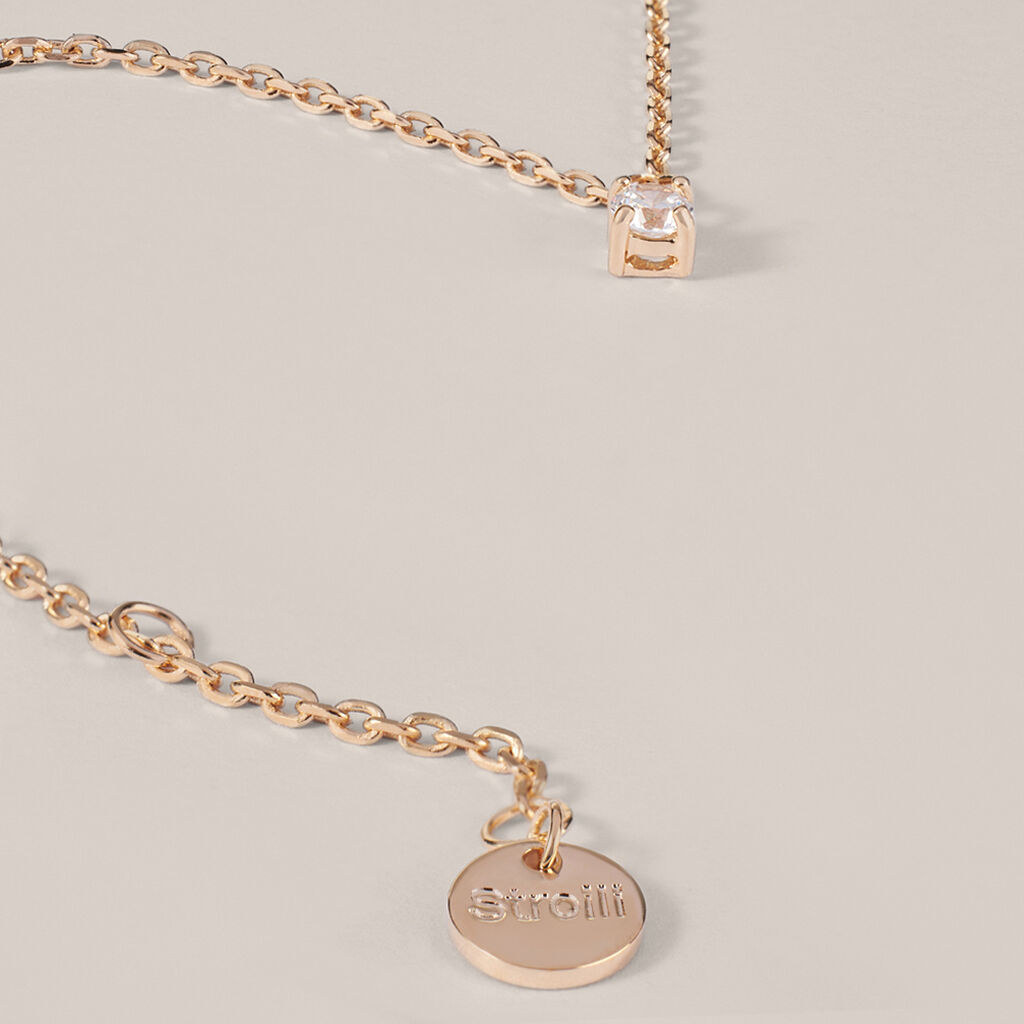 Cavigliera Punto Luce Golden Dream Placcato Oro Giallo Cubic Zirconia