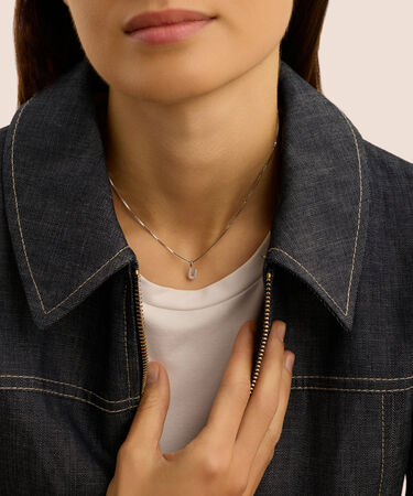 Pendente Love Beats Argento Rodiato Cubic Zirconia