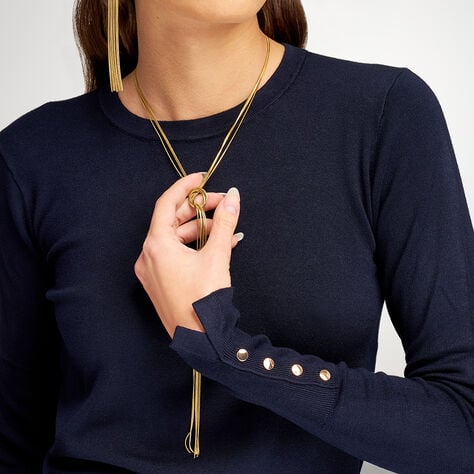 Collana Lady Code Acciaio Giallo - Collane Donna | Stroili