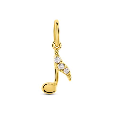 Pendente Poème Oro Giallo Cubic Zirconia - Ciondoli Donna | Stroili