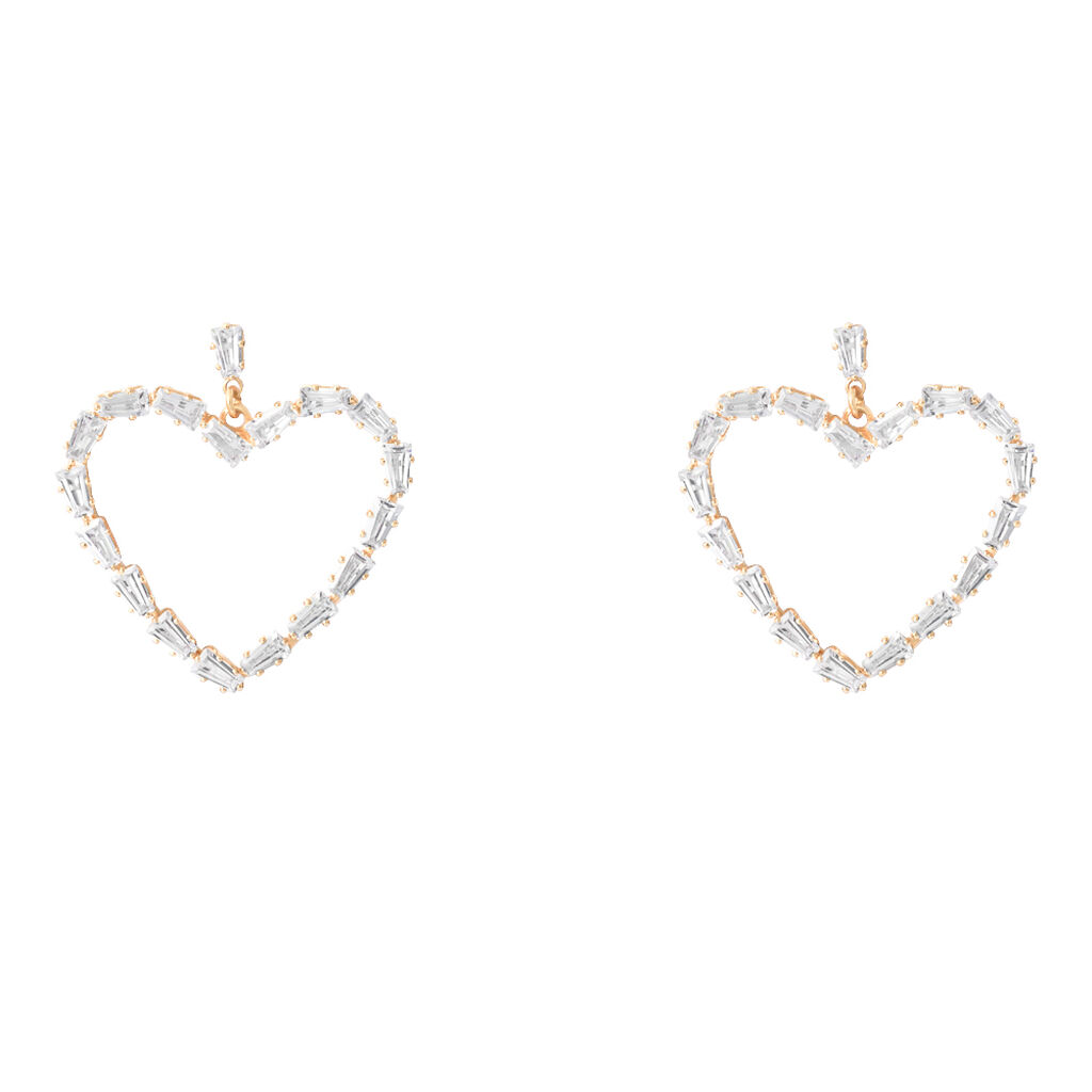 Orecchini Pendenti Romantic Shine Metallo Cristallo - Orecchini Pendenti Donna | Stroili