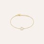 Bracciale Silver Glow Argento Dorato Cubic Zirconia