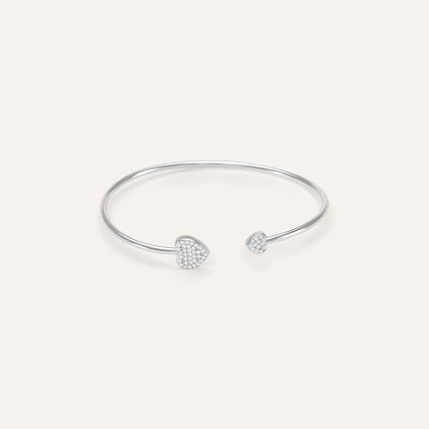 Bangle Silver Shine Argento Rodiato Cubic Zirconia - Bracciali Rigidi Donna | Stroili