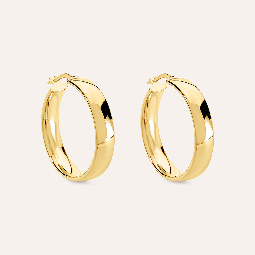 Orecchini A Cerchio Toujours Oro Giallo - Orecchini a Cerchio Donna | Stroili