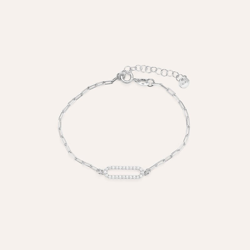 Bracciale Silver Shine Argento Rodiato Cubic Zirconia - Bracciali Donna | Stroili