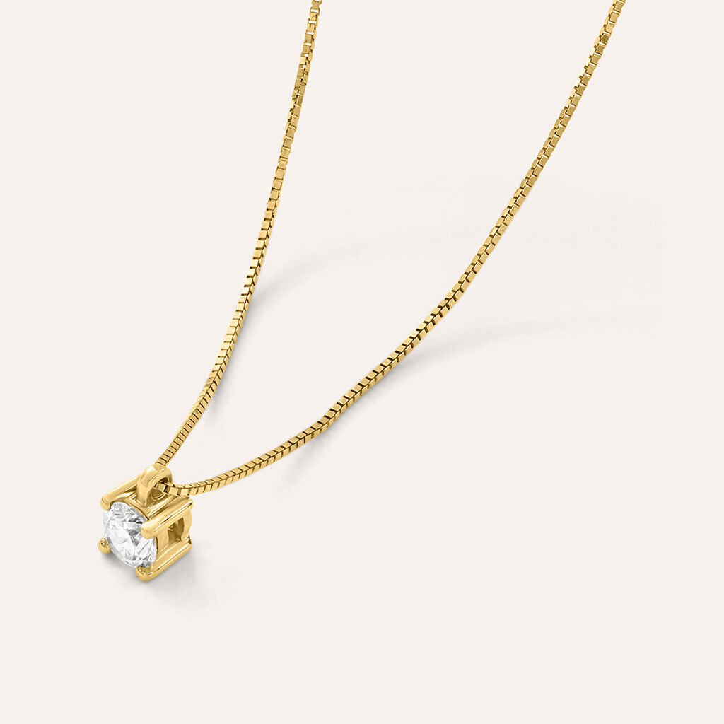 Collana Firmamenti Oro Giallo Diamante