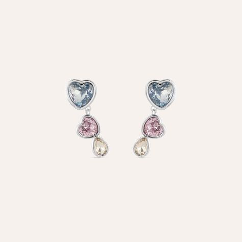 Orecchini Pendenti Violet Ottone Cristallo - Orecchini Pendenti Donna | Stroili