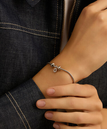 Pendente Love Beats Argento Rodiato Cubic Zirconia