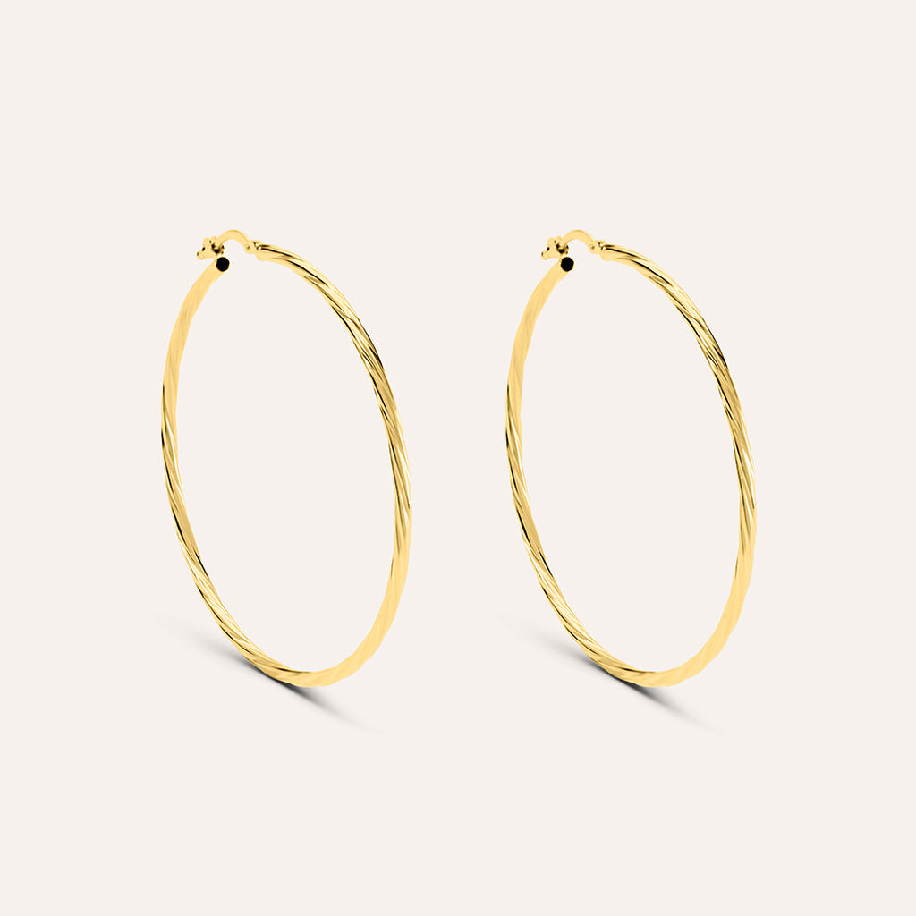 Orecchini A Cerchio Toujours Oro Giallo