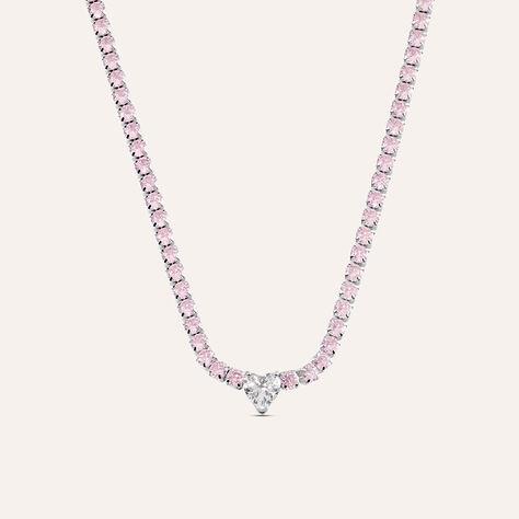 Collana Tennis Aura Acciaio Cristallo - Collane Tennis Donna | Stroili