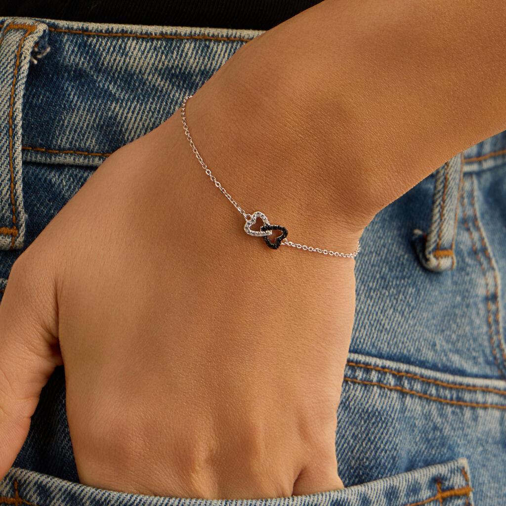 Bracciale Silver Shine Argento Rodiato Cubic Zirconia - Bracciali Love Donna | Stroili