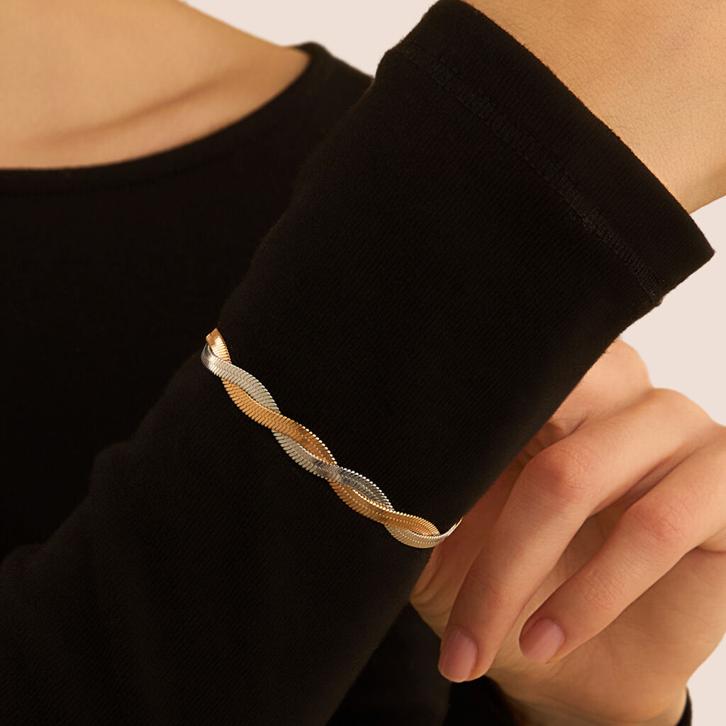 Bracciale Lady Code Acciaio Bicolore - Bracciali Donna | Stroili