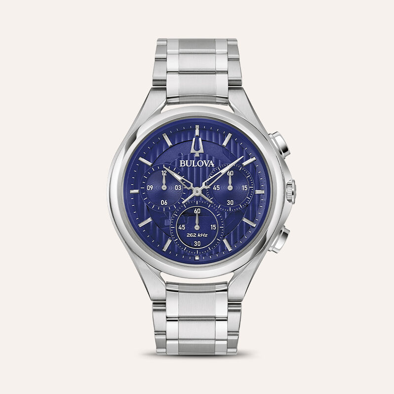 Orologio Al Quarzo Bulova Curv 96a302 - Orologi Cronografo Uomo | Stroili