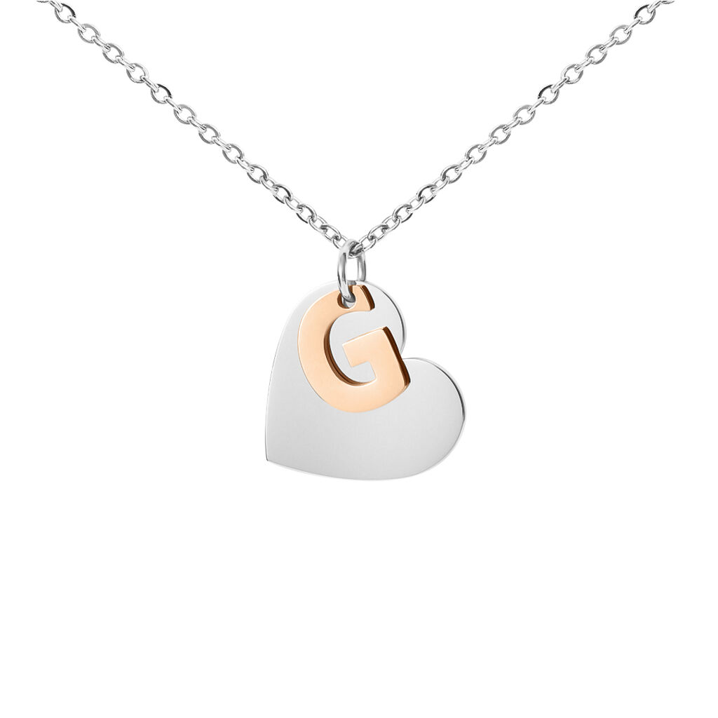 Collana Lady Chic Acciaio Bicolore Bianco / Rosa - Collane Donna | Stroili