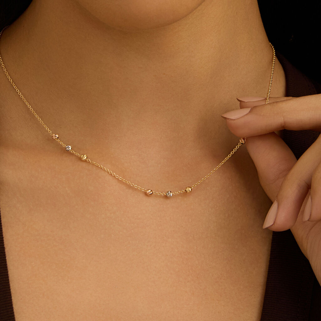 Collana Golden Lover Oro Tricolore