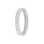 Anello eternity in oro bianco e diamanti 0.90 ct