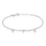Bracciale Catena Silver Elegance Argento Rodiato Cubic Zirconia