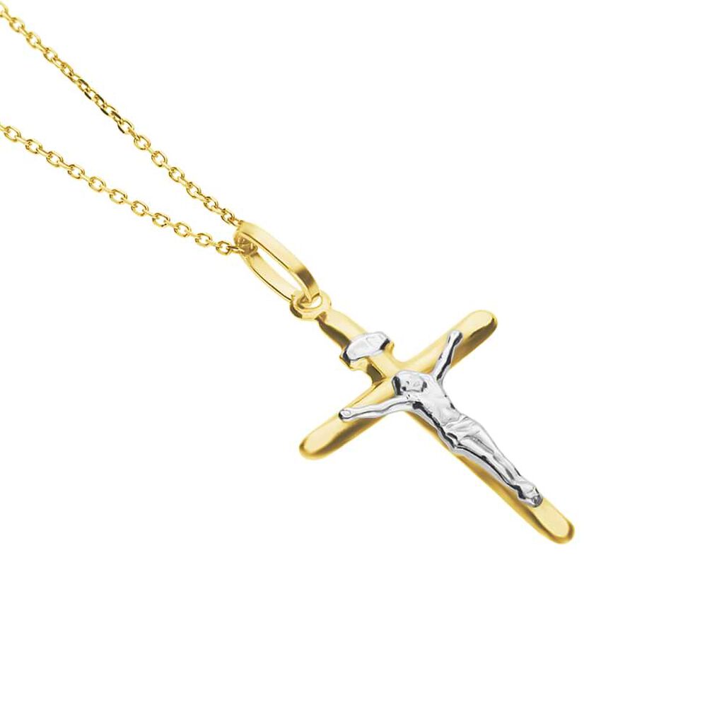 Pendente Holy Oro Bicolore - Ciondoli Unisex | Stroili