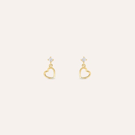 Orecchini Lobo Bon Ton Oro Giallo Cubic Zirconia - Orecchini a Lobo Donna | Stroili