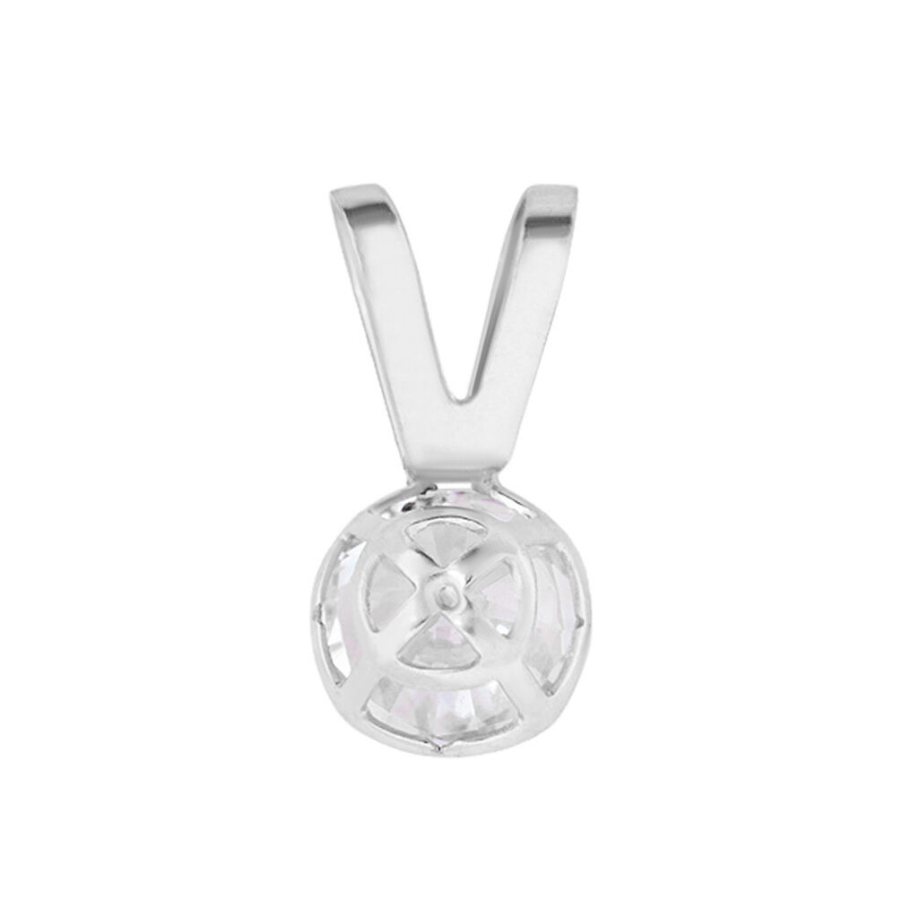 Pendente Punto Luce Poème Oro Bianco Cubic Zirconia - Ciondoli Donna | Stroili