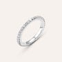 Fede Classica Eternity 2.4 mm Oro Bianco Diamante