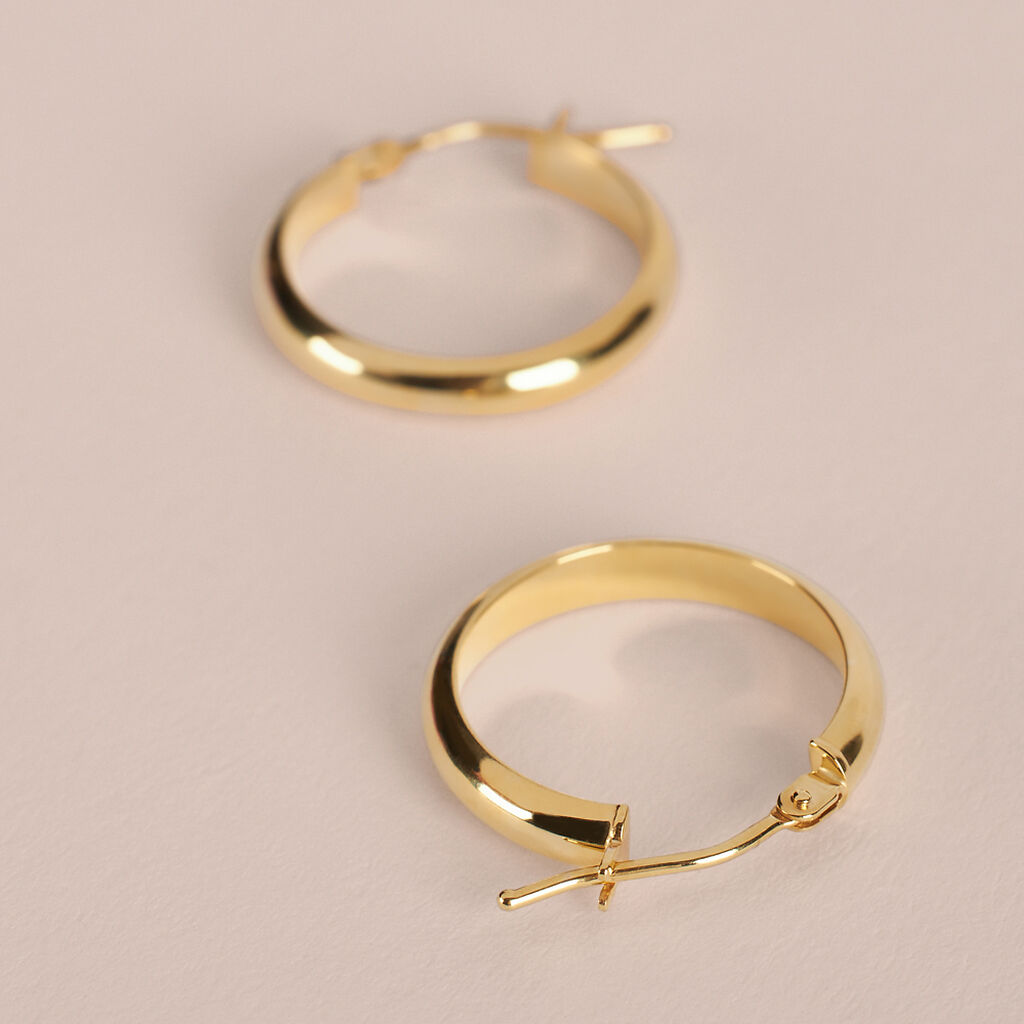 Orecchini A Cerchio Toujours Oro Giallo - Orecchini a Cerchio Donna | Stroili