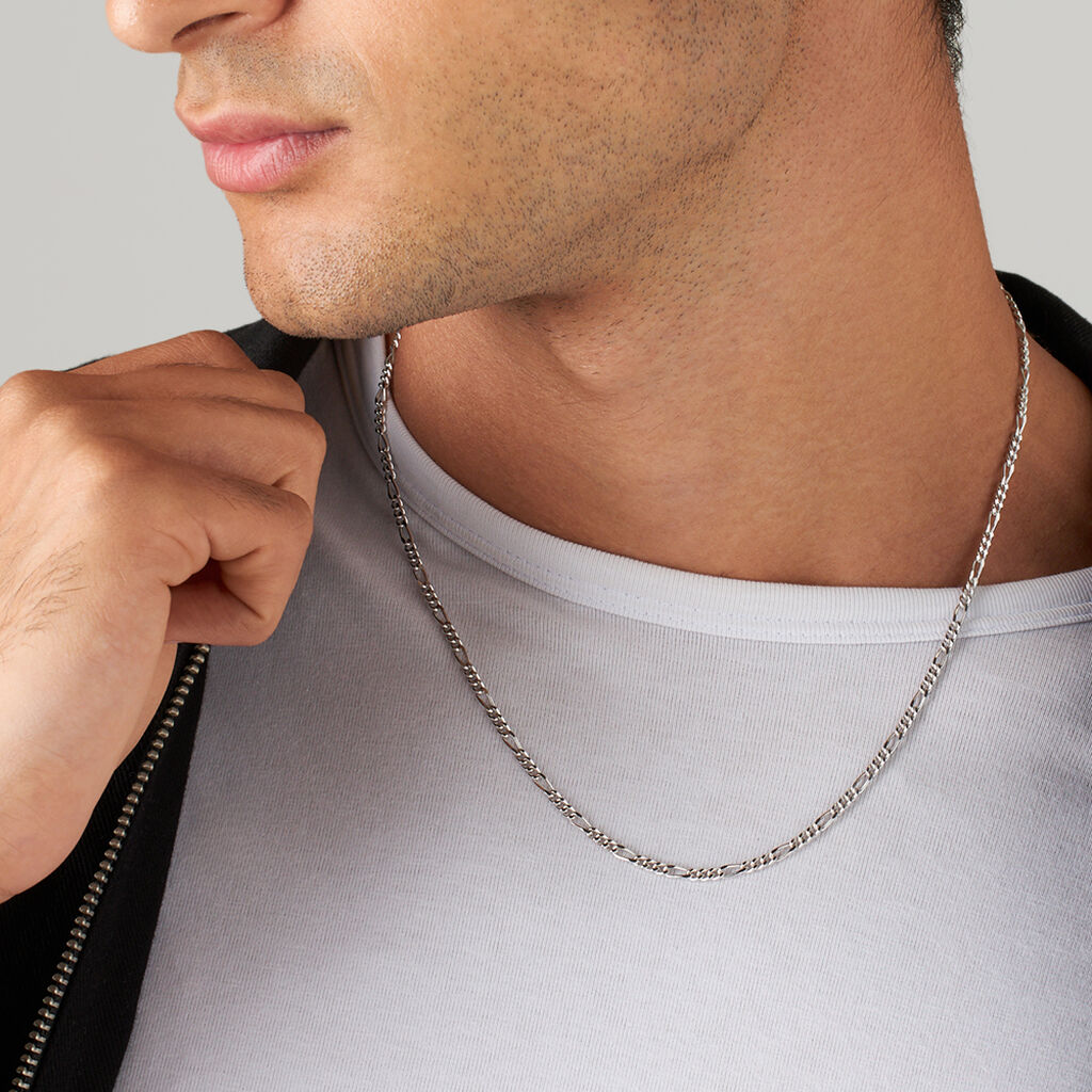 Catena Gentleman Argento Rodiato