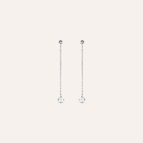 Orecchini Pendenti Firmamenti Oro Bianco Diamante - Orecchini Pendenti Donna | Stroili