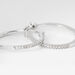 Orecchini A Cerchio Grace Oro Bianco Diamante - Orecchini a Cerchio Donna | Stroili