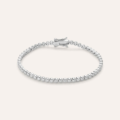 Bracciale Tennis Silver Elegance Argento Rodiato Cubic Zirconia - Bracciali Tennis Donna | Stroili