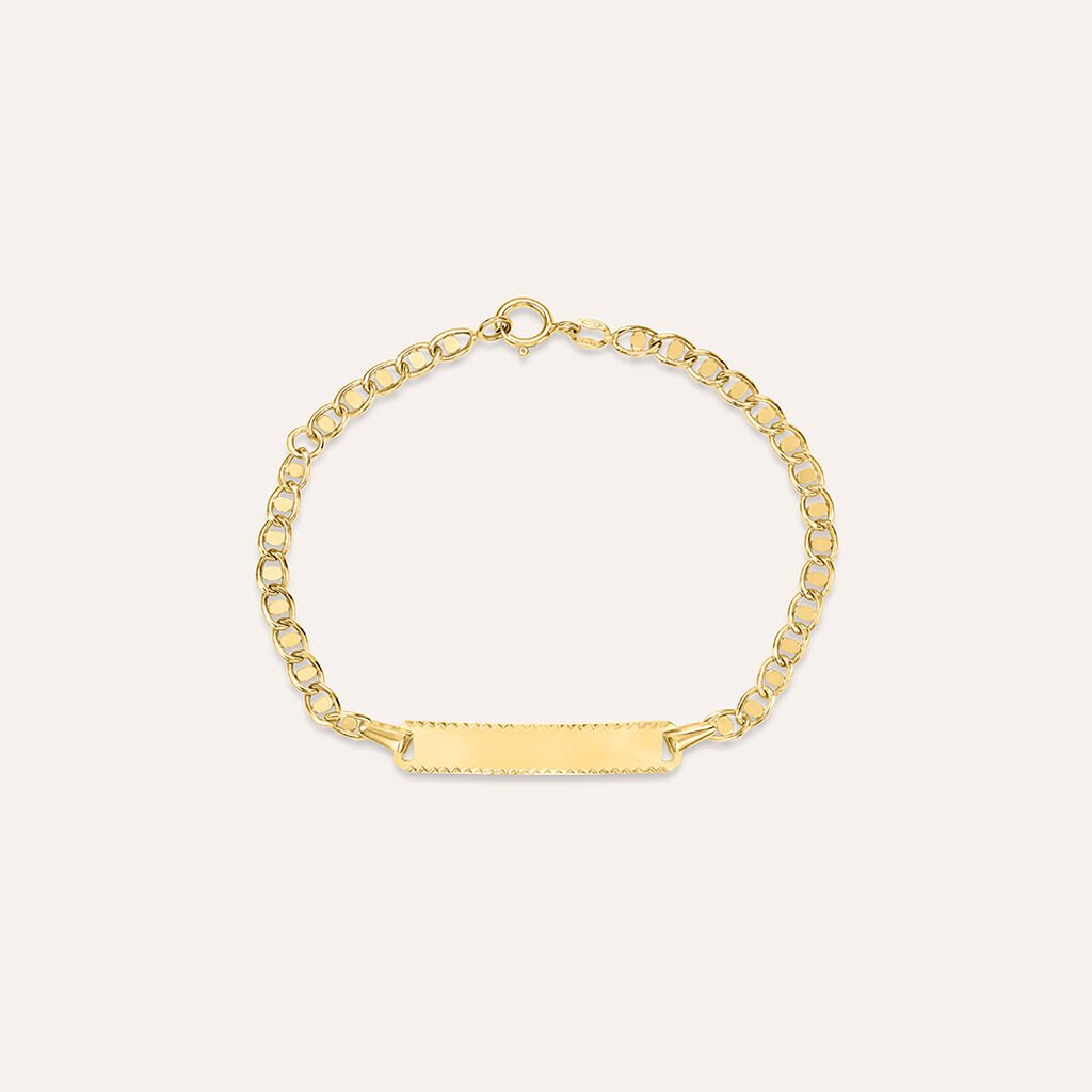 Bracciale Con Targhetta Holy Oro Giallo - Gioielli Bambino | Stroili