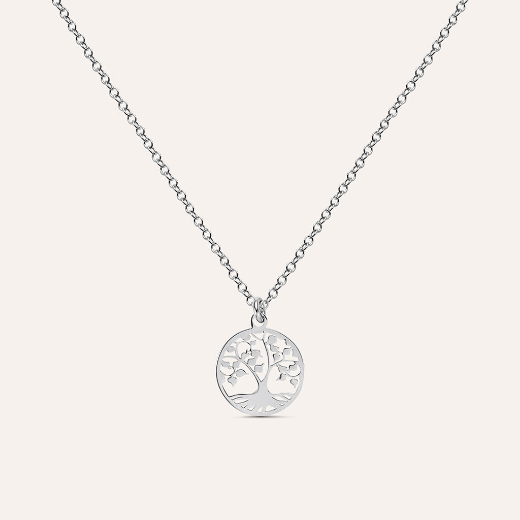 Collana Silver Collection Argento Rodiato