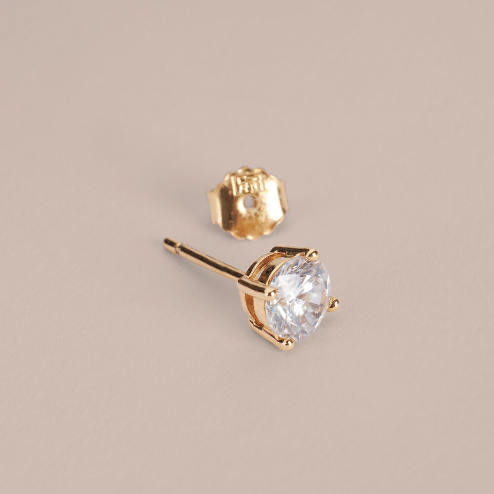 Bello London Orecchini A Clip Placcati Argento Con Cristalli Neri - Modello Canei B - Per Orecchie Non Forate