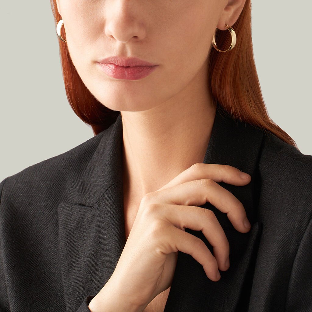 Orecchini A Cerchio Toujours Oro Giallo - Orecchini a Cerchio Donna | Stroili