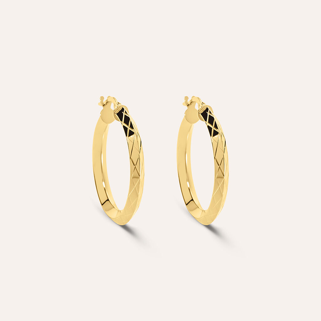 Orecchini A Cerchio Toujours Oro Giallo