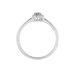 Anello Solitario Charlotte Oro Bianco Zaffiro Diamante - Anelli con Pietre Donna | Stroili
