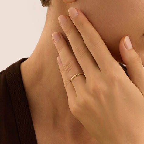 Fede Classica Leggera 2.5 mm Oro Giallo - Anelli con Incisione Unisex | Stroili