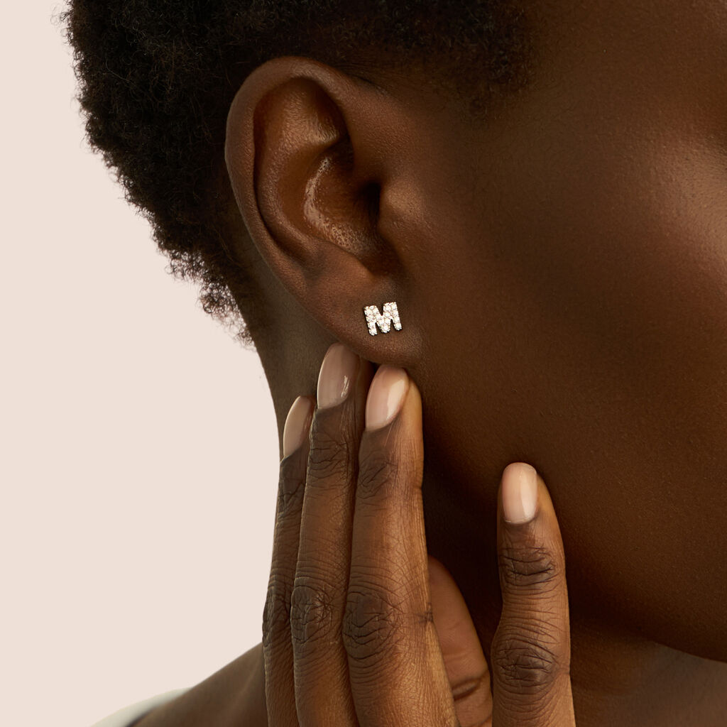 Mono Orecchino Lobo Silver Moments Argento Rodiato Cubic Zirconia