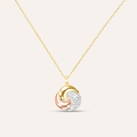 Collana Sophia Oro Tricolore Diamante - Collane Donna | Stroili