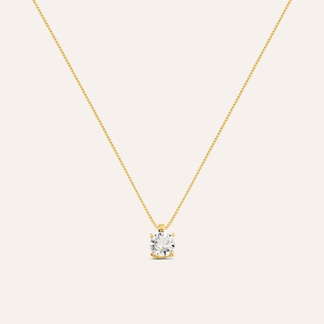 Collana Punto Luce Diamotion Oro Giallo Diamante - Collane Punto Luce Donna | Stroili