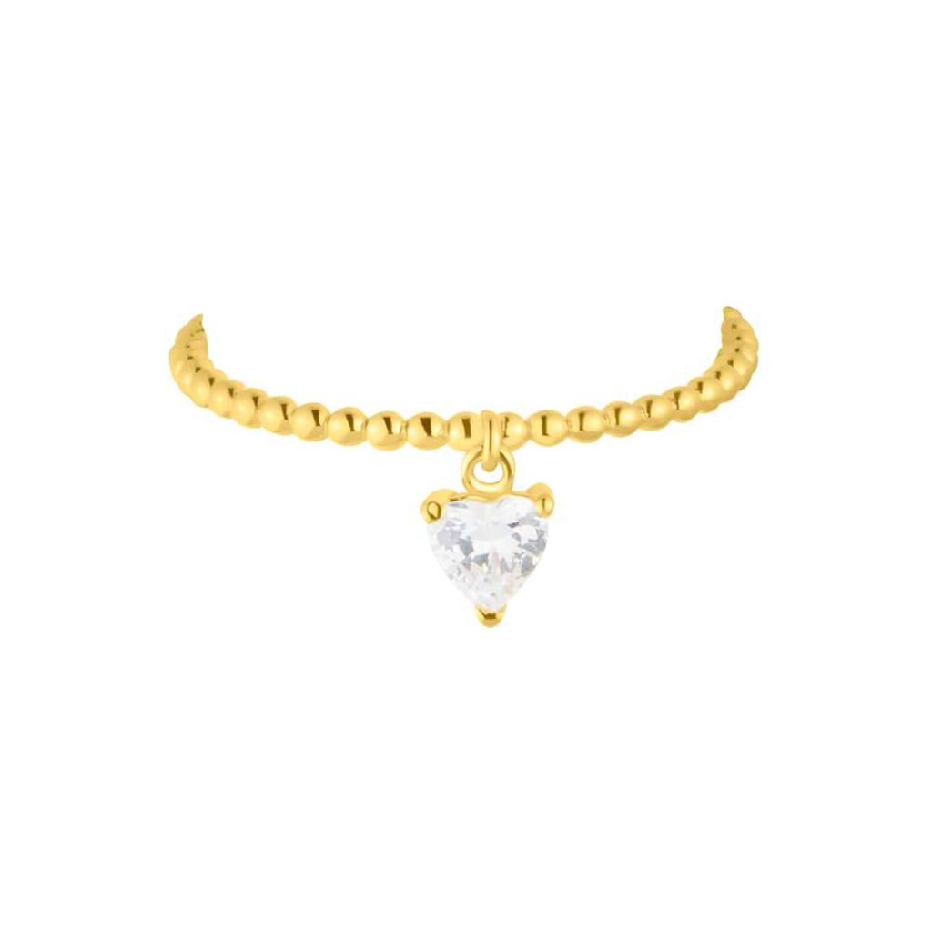 Anello Solitario Claire Oro Giallo Cubic Zirconia